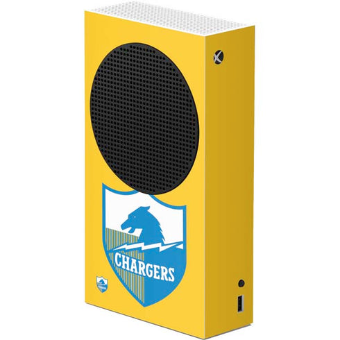 NFL Los Angeles Chargers Retro Logo Xbox Series S Console Skin